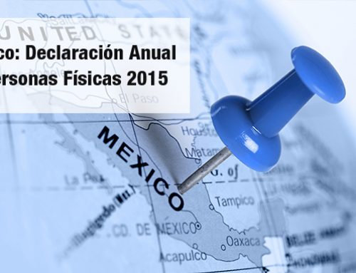 México: Declaración Anual De Personas Físicas 2015