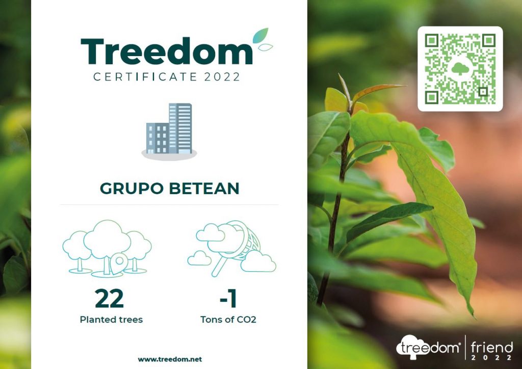 treedom betean compesación huella carbono